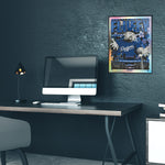Phenom Gallery Fluffy Iglesias Comedy Show Dodger Stadium 18" x 24" Foil Serigraph (Printer Proof)