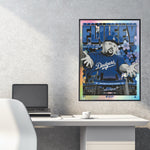 Phenom Gallery Fluffy Iglesias Comedy Show Dodger Stadium 18" x 24" Foil Serigraph (Printer Proof)