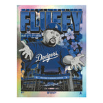 Phenom Gallery Fluffy Iglesias Comedy Show Dodger Stadium 18" x 24" Foil Serigraph (Printer Proof)