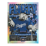 Phenom Gallery Fluffy Iglesias Comedy Show Dodger Stadium 18" x 24" Foil Serigraph (Printer Proof)