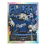 Phenom Gallery Fluffy Iglesias Comedy Show Dodger Stadium 18" x 24" Deluxe Framed Foil Serigraph (Printer Proof)