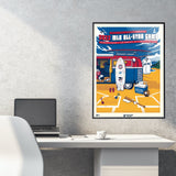 Phenom Gallery 2022 MLB All Star Game 18" x 24" Deluxe Framed Serigraph