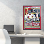 Phenom Gallery St. Louis Cardinals Albert Pujols 18" x 24" Gold Foil Serigraph