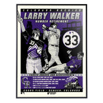 Phenom Gallery Colorado Rockies Larry Walker Retirement Serigraph (Printer Proof)