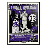 Phenom Gallery Colorado Rockies Larry Walker Retirement Serigraph (Printer Proof)