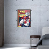 Phenom Gallery St. Louis Cardinals Yadier Molina 18" x 24" Deluxe Framed Gold Foil Serigraph