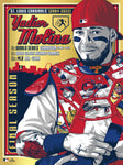 Phenom Gallery St. Louis Cardinals Yadier Molina 18" x 24" Deluxe Framed Gold Foil Serigraph