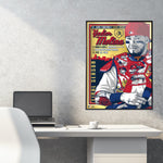 Phenom Gallery St. Louis Cardinals Yadier Molina 18" x 24" Deluxe Framed Gold Foil Serigraph