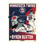 Phenom Gallery Minnesota Twins Byron Buxton 18" x 24" Serigraph