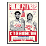 Phenom Gallery Philadelphia 76ers City Edition 18" x 24" Serigraph