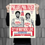 Phenom Gallery Philadelphia 76ers City Edition 18" x 24" Serigraph