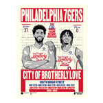 Phenom Gallery Philadelphia 76ers City Edition 18" x 24" Serigraph