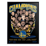 Phenom Gallery Golden State Warriors '22 NBA Championship 18" x 24" Deluxe Framed Serigraph