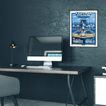 Phenom Gallery KC Royals/NY Yankees Matchup 18" x 24" Serigraph Print (Printer Proof)