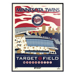 Phenom Gallery Minnesota Twins Target Field 18" x 24" Serigraph