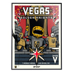 Phenom Gallery Vegas Golden Knights 5th Anniversary Fan Appreciation Deluxe Framed Serigraph