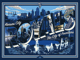 Phenom Gallery Kansas City Royals '23 City Connect 18" x 24" Deluxe Framed Serigraph