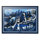 Phenom Gallery Kansas City Royals '23 City Connect 18" x 24" Deluxe Framed Serigraph