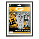Phenom Gallery Green Bay Packers Aaron Rodgers Action Figure Serigraph