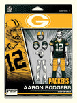 Phenom Gallery Green Bay Packers Aaron Rodgers Action Figure Serigraph