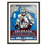 Phenom Gallery Colorado Avalanche Nathan MacKinnon 18" x 24" Serigraph