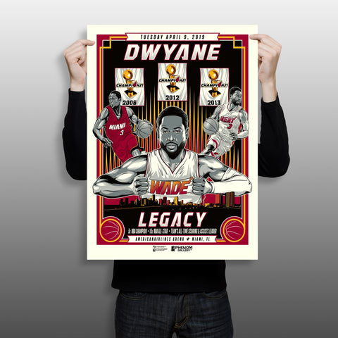 Phenom Gallery Miami Heat Dwyane Wade Legacy - Retired Number Limited –  Uncanny Brands Wholesale