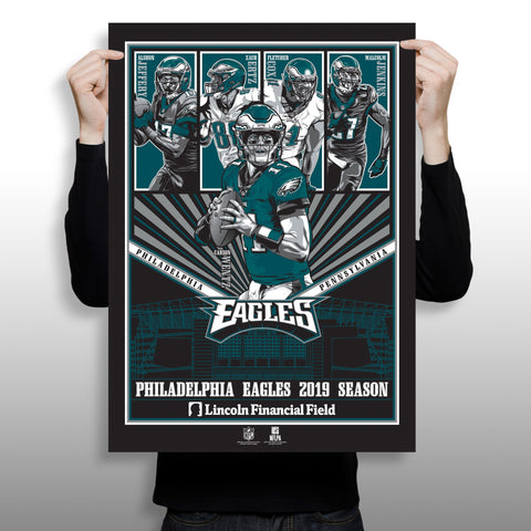 Phenom Gallery Philadelphia Eagles 2019 Season Serigraph (Printer Proof)