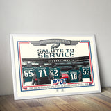 Phenom Gallery Philadelphia Eagles 2019 Salute To Service Serigraph (Printer Proof)