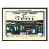 Phenom Gallery Philadelphia Eagles 2019 Salute To Service Serigraph (Printer Proof)