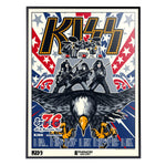 Phenom Gallery KISS Spirit of '76 North American Tour Deluxe Framed 18" x 24" Serigraph Print