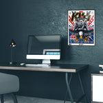 Phenom Gallery KISS Spirit of '76 North American Tour Deluxe Framed 18" x 24" Serigraph Print