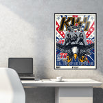 Phenom Gallery KISS Spirit of '76 North American Tour Deluxe Framed 18" x 24" Serigraph Print