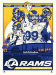 Phenom Gallery Los Angeles Rams Player '21 Star Players 18" x 24" Deluxe Framed Serigraph