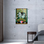 Phenom Gallery Boston Celtics 75th Anniversary 60's NBA Champions 18" x 24" Gold Foil Serigraph