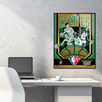 Phenom Gallery Boston Celtics 75th Anniversary 60's NBA Champions 18" x 24" Gold Foil Serigraph