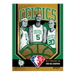 Phenom Gallery Boston Celtics 75th Anniversary '08 NBA Champs 18" x 24" Deluxe Framed Gold Foil Serigraph