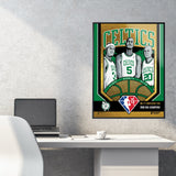 Phenom Gallery Boston Celtics 75th Anniversary '08 NBA Champs 18" x 24" Deluxe Framed Gold Foil Serigraph
