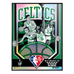 Phenom Gallery Boston Celtics 75th Anniversary 60's NBA Champs 18" x 24" Foil Serigraph