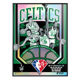 Phenom Gallery Boston Celtics 75th Anniversary 60's NBA Champs 18" x 24" Foil Serigraph