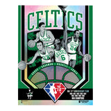Phenom Gallery Boston Celtics 75th Anniversary 60's NBA Champs 18" x 24" Deluxe Framed Foil Serigraph