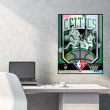 Phenom Gallery Boston Celtics 75th Anniversary 60's NBA Champs 18" x 24" Foil Serigraph