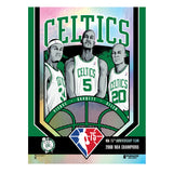Phenom Gallery Boston Celtics 75th Anniversary '08 NBA Champs 18" x 24" Foil Serigraph