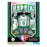 Phenom Gallery Boston Celtics 75th Anniversary '08 NBA Champs 18" x 24" Deluxe Framed Foil Serigraph