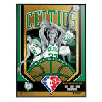 Phenom Gallery Boston Celtics 75th Anniversary 80's NBA Champions 18" x 24" Gold Foil Serigraph