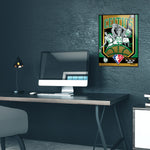 Phenom Gallery Boston Celtics 75th Anniversary 80's NBA Champions 18" x 24" Gold Foil Serigraph