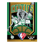 Phenom Gallery Boston Celtics 75th Anniversary 80's NBA Champions 18" x 24" Gold Foil Serigraph