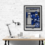 Phenom Gallery Tampa Bay Lightning Nikita Kucherov 2020 Stanley Cup Champions Print