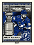 Phenom Gallery Tampa Bay Lightning Nikita Kucherov '20 Stanley Cup Champs Deluxe Framed Print