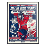 Phenom Gallery Washington Capitals Alex Ovechkin 3rd All Time Goal Leaders 18" x 24" Deluxe Framed Serigraph (Printer Proof)