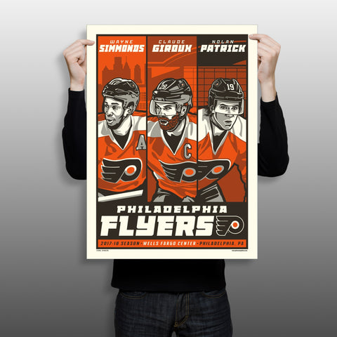 Phenom Gallery Philadelphia Flyers 2017-18 Season Serigraph (Printer Proof)
